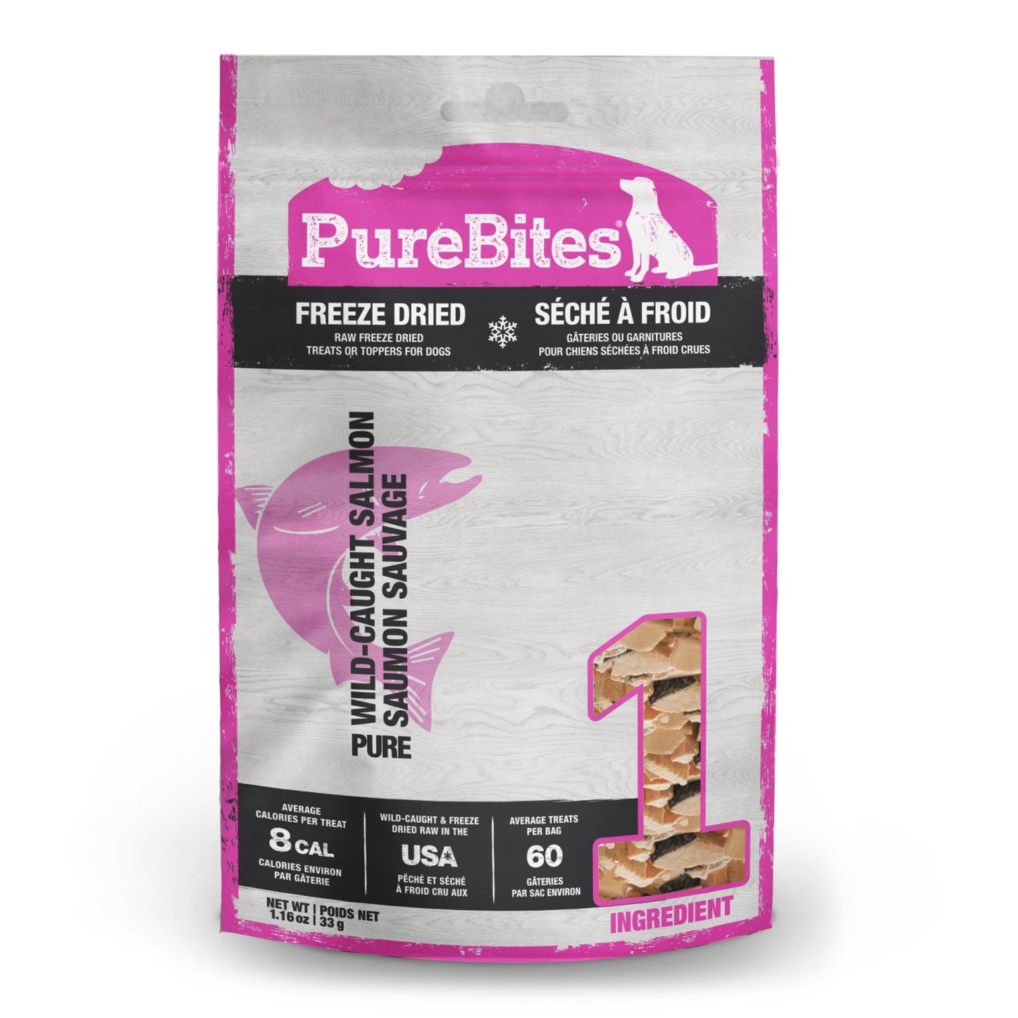 PureBites for Dogs (Salmon) 33 g Bag