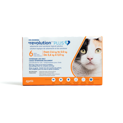 Revolution PLUS for Cats, 2.6 - 5 kg (Orange), 6 Tubes - product image 2