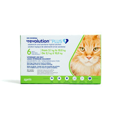 Revolution PLUS for Cats, 5.1 - 10 kg (Green), 6 Tubes - product image 1