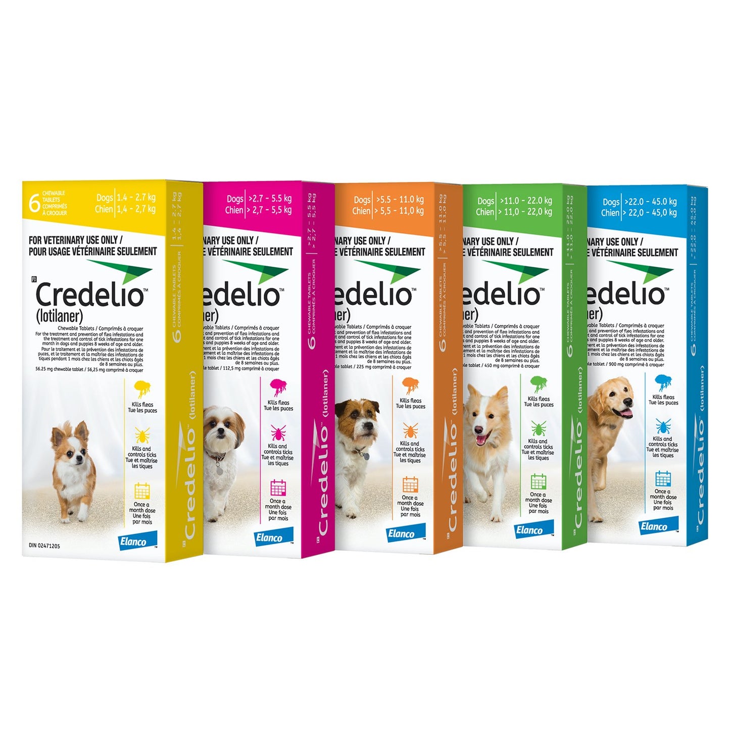 Credelio for Dogs, 2.7 - 5.5 kg, 6 Chews - product image 2