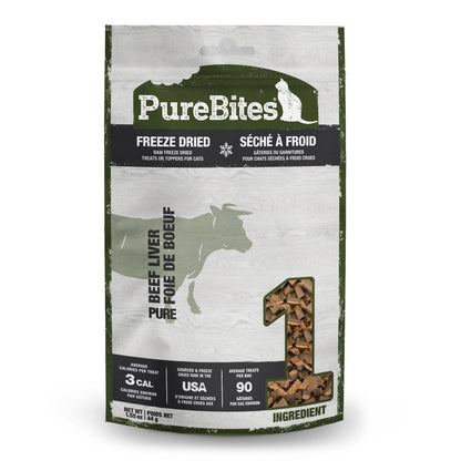 PureBites Freeze - Dried Cat Treats for Cats (Beef Liver) 44 g Bag