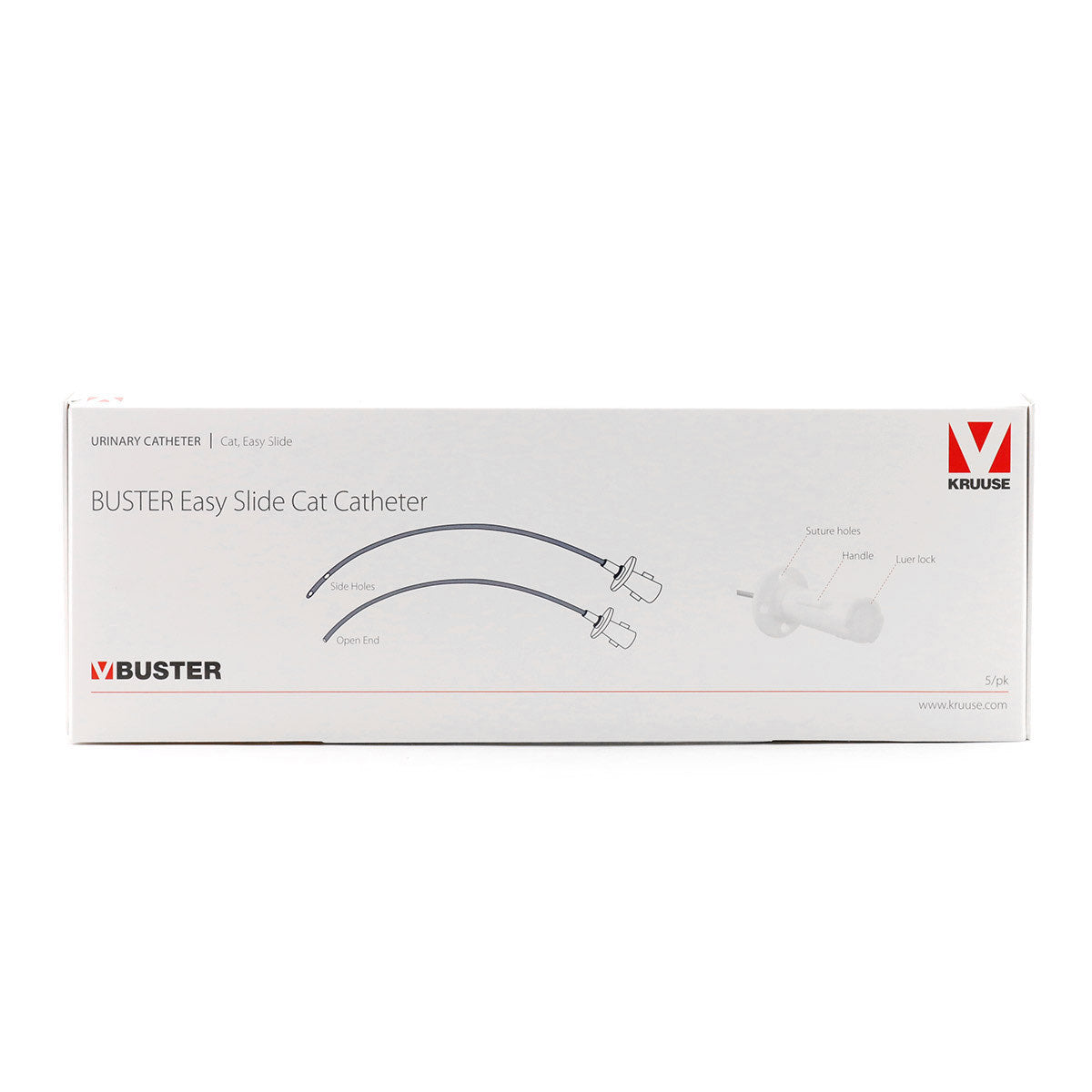 Easy Slide Cat Catheter Open End for Cats 1 Catheter 3.5 Fr x 7 in