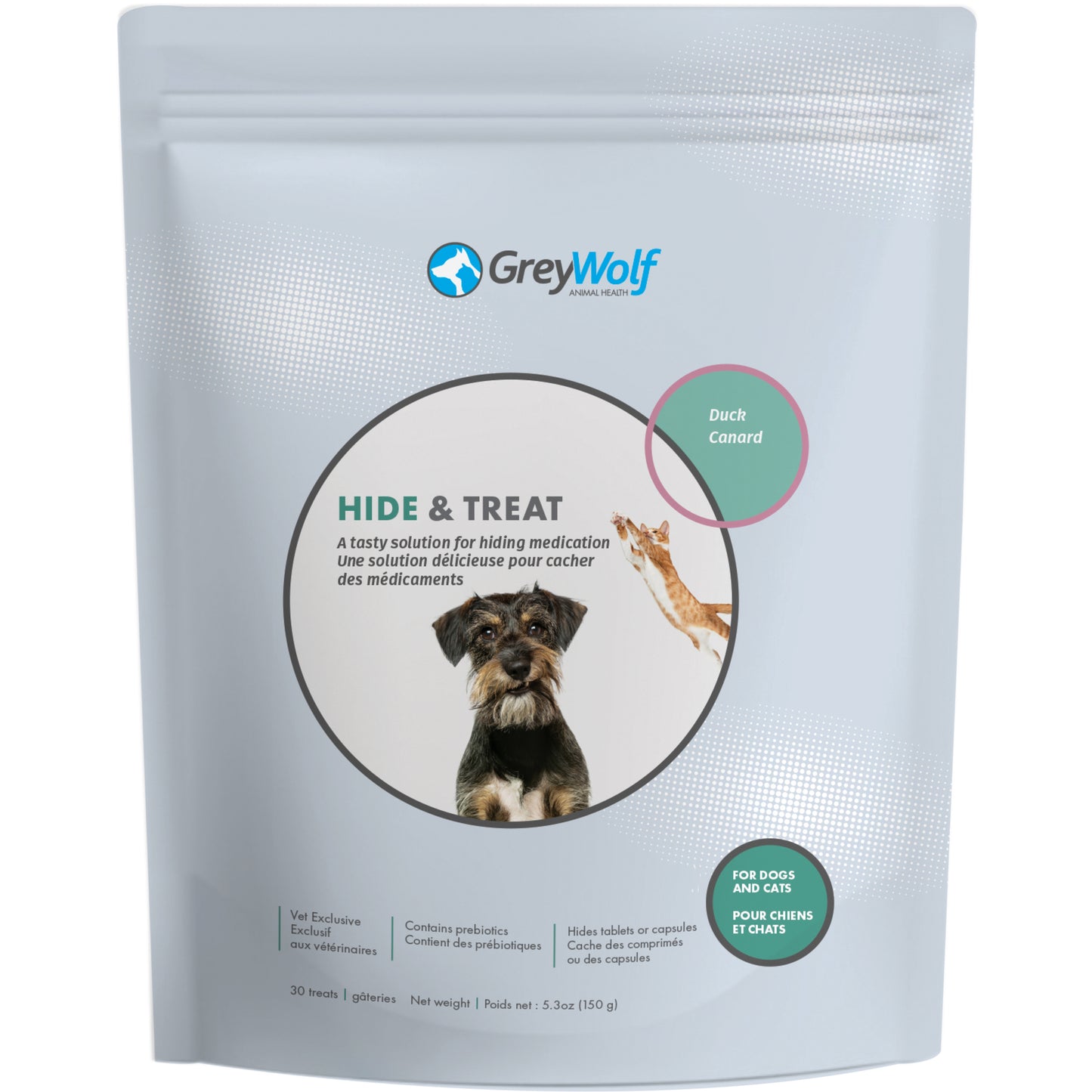 Hide & Treat for Dogs (Duck) 30 Soft Chews