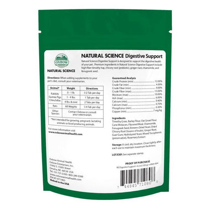 Natural Science Digestive Support for Small Pets (Original) 120 g Bag of 60 Tablets - additional product view 2
