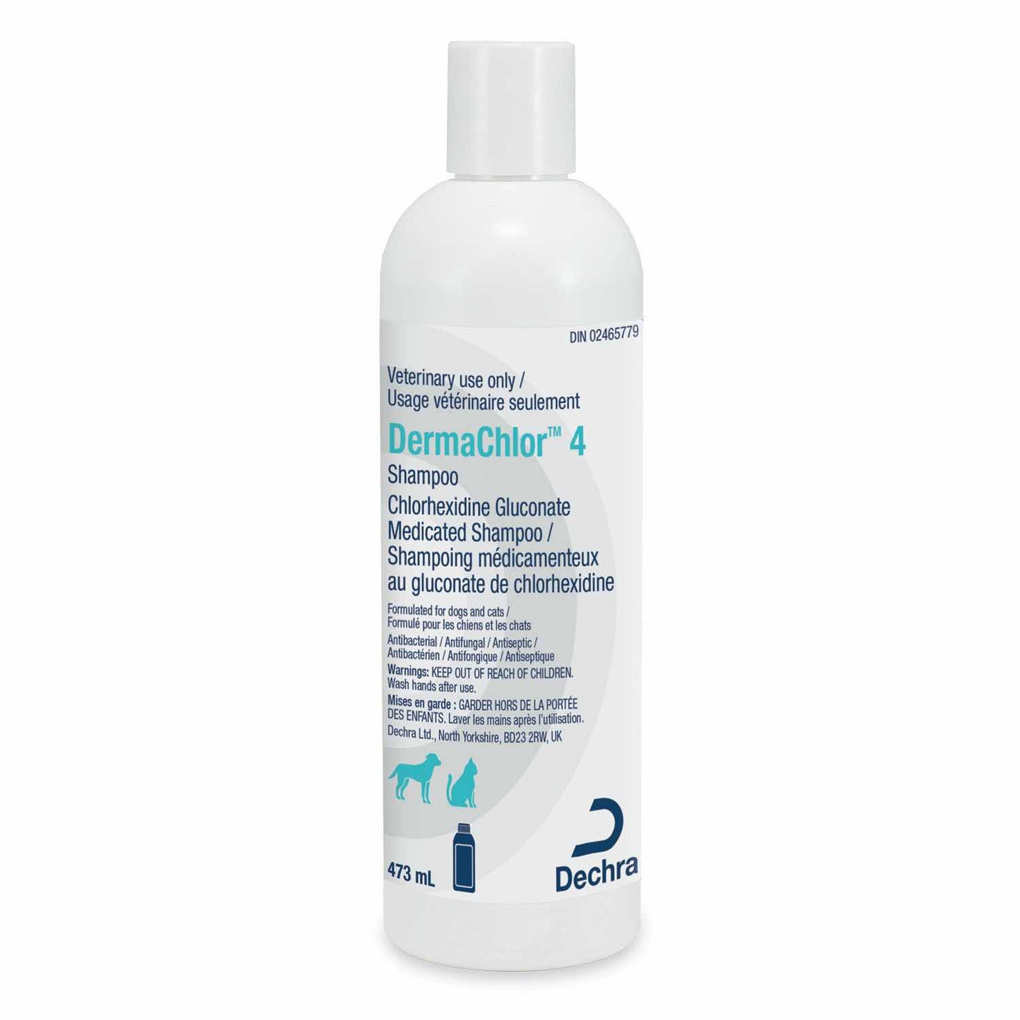 DermaChlor 4 Shampoo 473 mL Bottle 4 % W / V