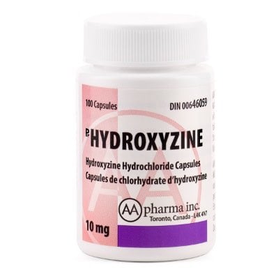 Hydroxyzine, 10 mg, 100 Capsules - product image 2