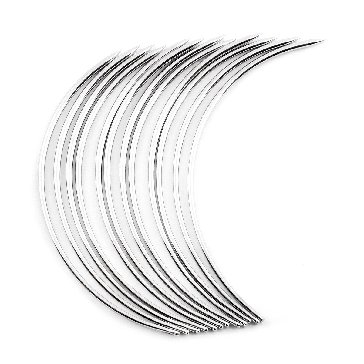 Suture Needle 3 / 8 Circle for Bovine and Equine for Horses (3.25 in) Pack of 12 Needles