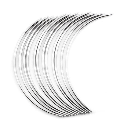 Suture Needle 3 / 8 Circle for Bovine and Equine for Horses (3.25 in) Pack of 12 Needles
