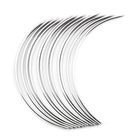 Suture Needle 3 / 8 Circle for Bovine and Equine for Horses (3.25 in) Pack of 12 Needles