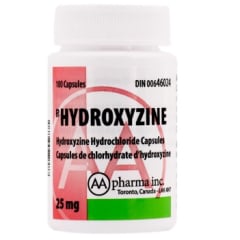 Hydroxyzine, 25 mg, 100 Capsules - product image 1