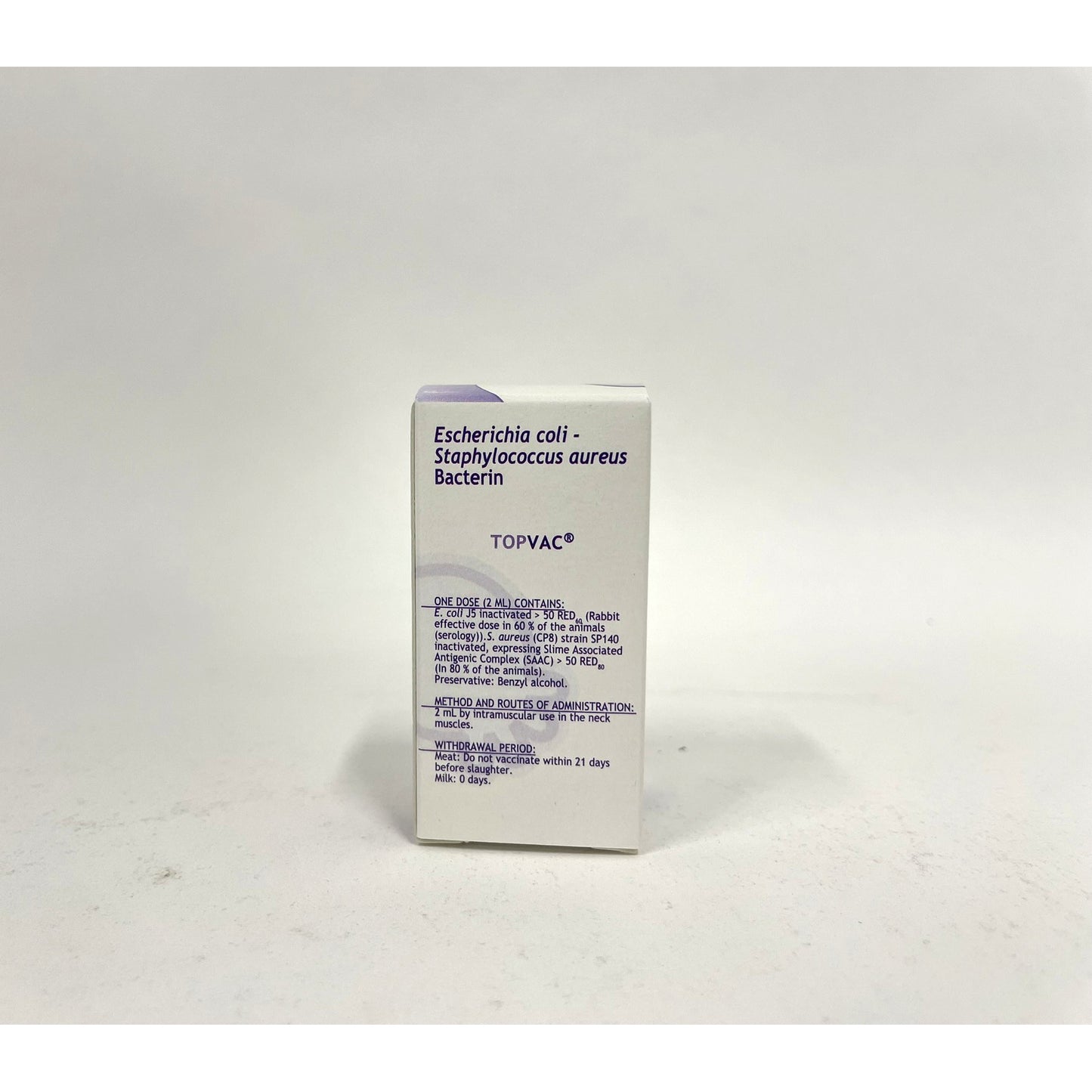 TopVac 10 mL 1 Vial of 5 Doses 2 mL / Dose - additional product view 3