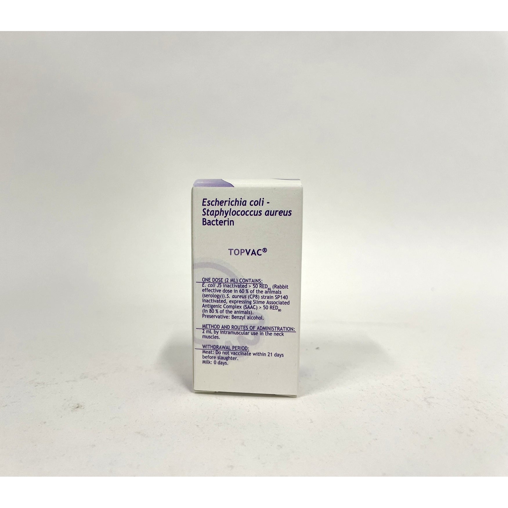 TopVac 10 mL 1 Vial of 5 Doses 2 mL / Dose - additional product view 3