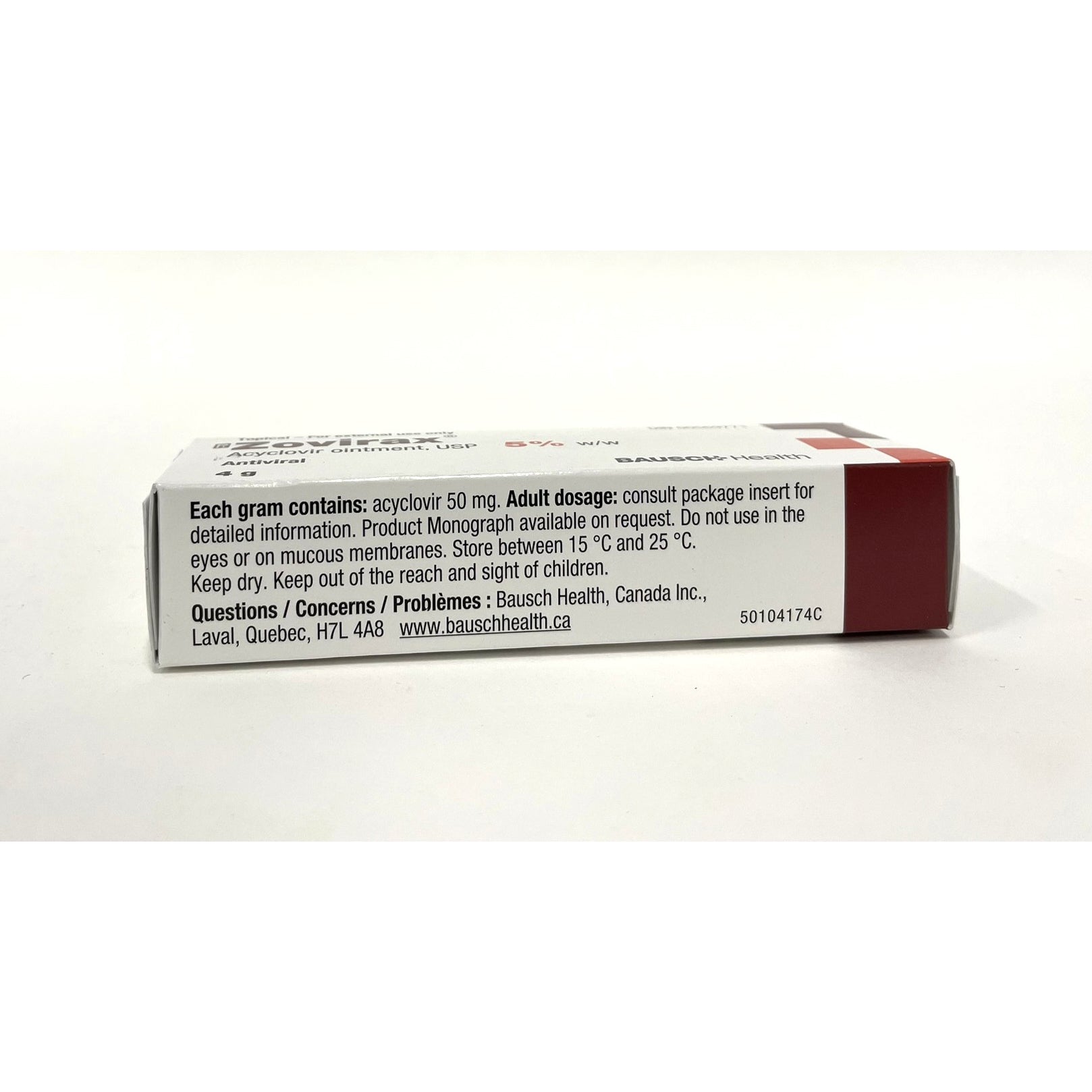 Zovirax Ointment g Tube