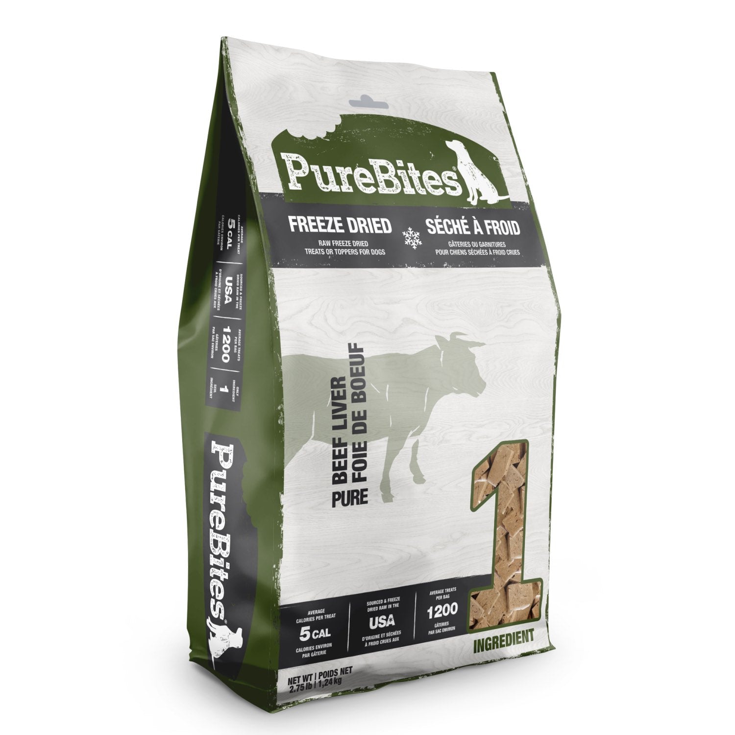 PureBites for Dogs (Beef Liver) 1248 g Bag