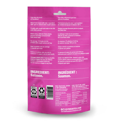 PureBites Freeze - Dried Cat Treats for Cats (Salmon) 57 g Bag - additional product view 2