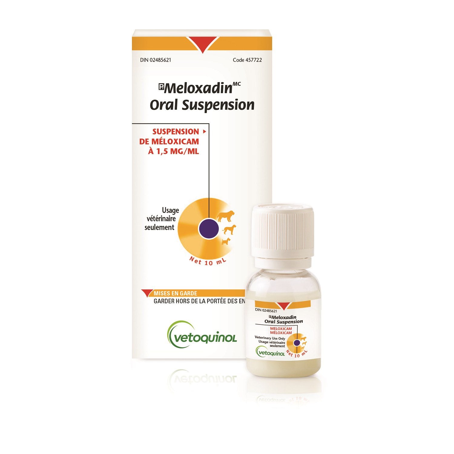 Meloxadin Oral Suspension 1 Bottle of 10 mL