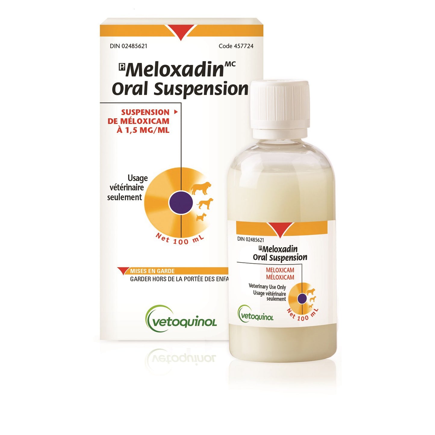 Meloxadin Oral Suspension for Dogs 100 mL 1.5 mg / mL