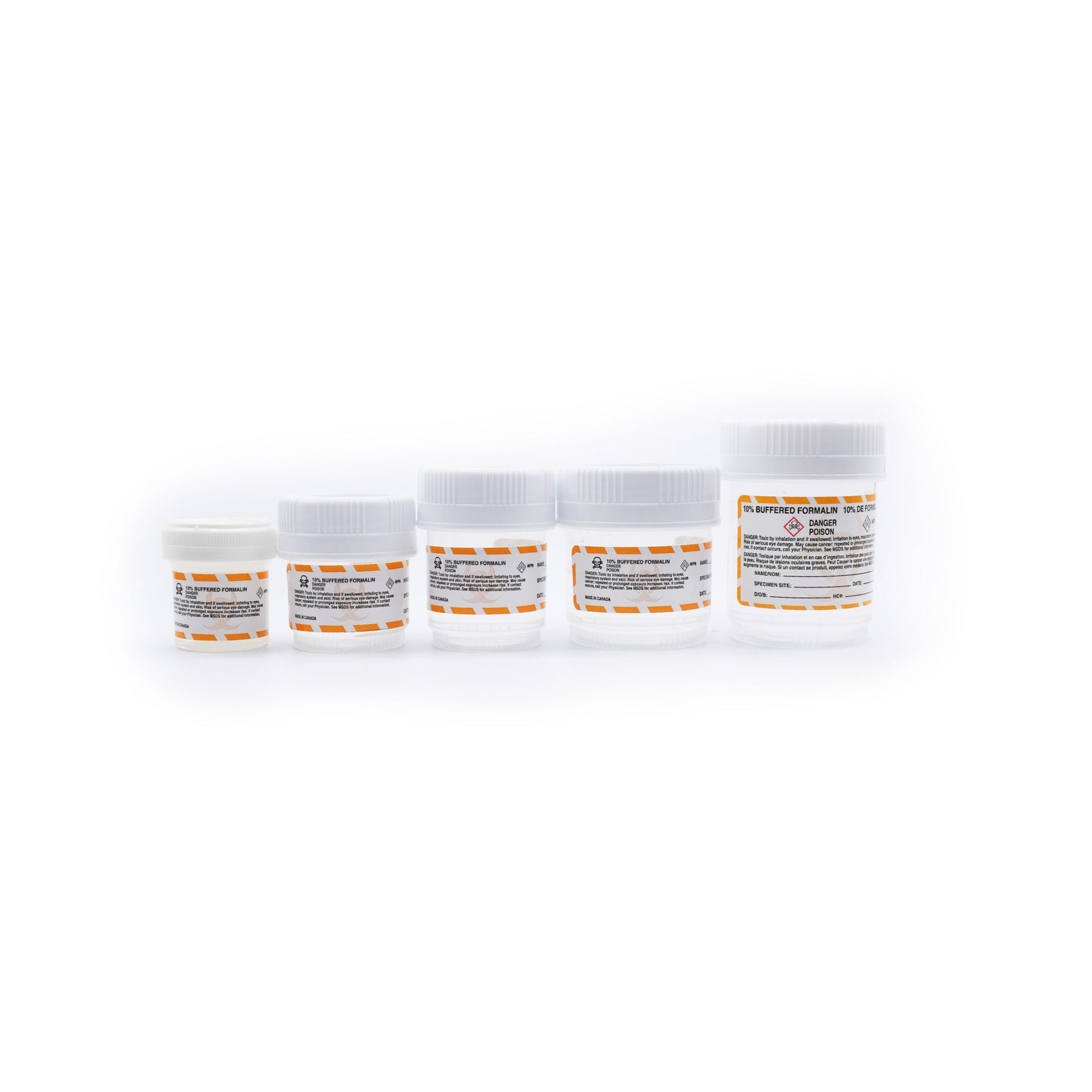 Formalin 10% Prefilled Container Pack of 10, 10 mL