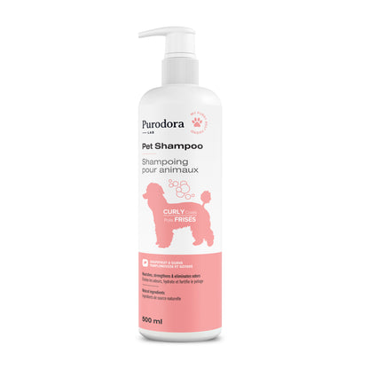 Pet Shampoo for Curly Coats for Dogs 500 mL Bottle