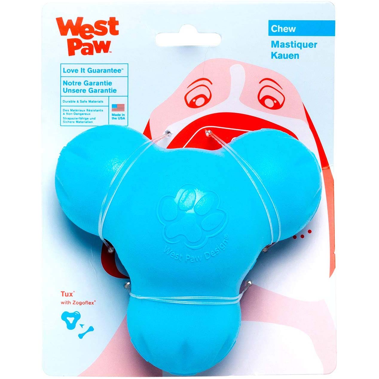 Tux Treat Toy for Dogs (Aqua) 1 Unit - additional product view 2