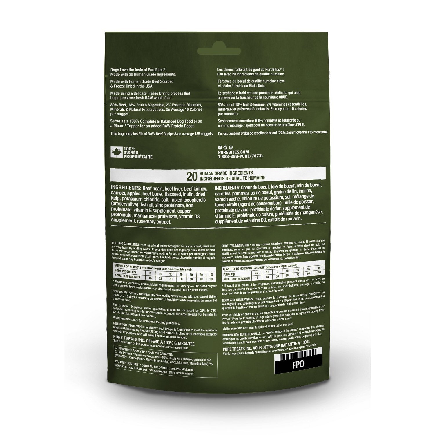 PureBites Food and Topper for Dogs - Beef - product image 2