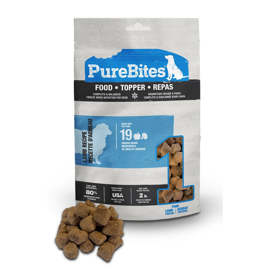 PureBites Food and Topper for Dogs (Lamb) 82 g Bag