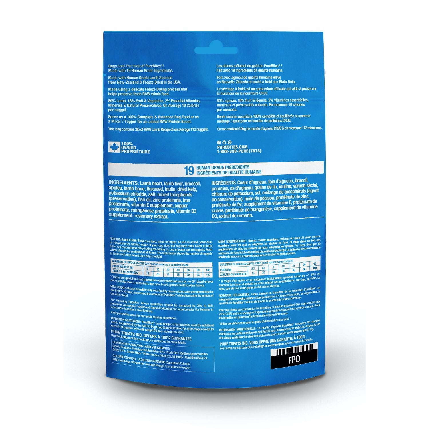 PureBites Food and Topper for Dogs - Lamb - product image 2