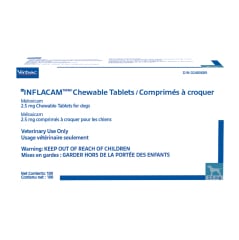 Inflacam Chewable for Dogs, 2,5 mg, 100 Chews - product image 1