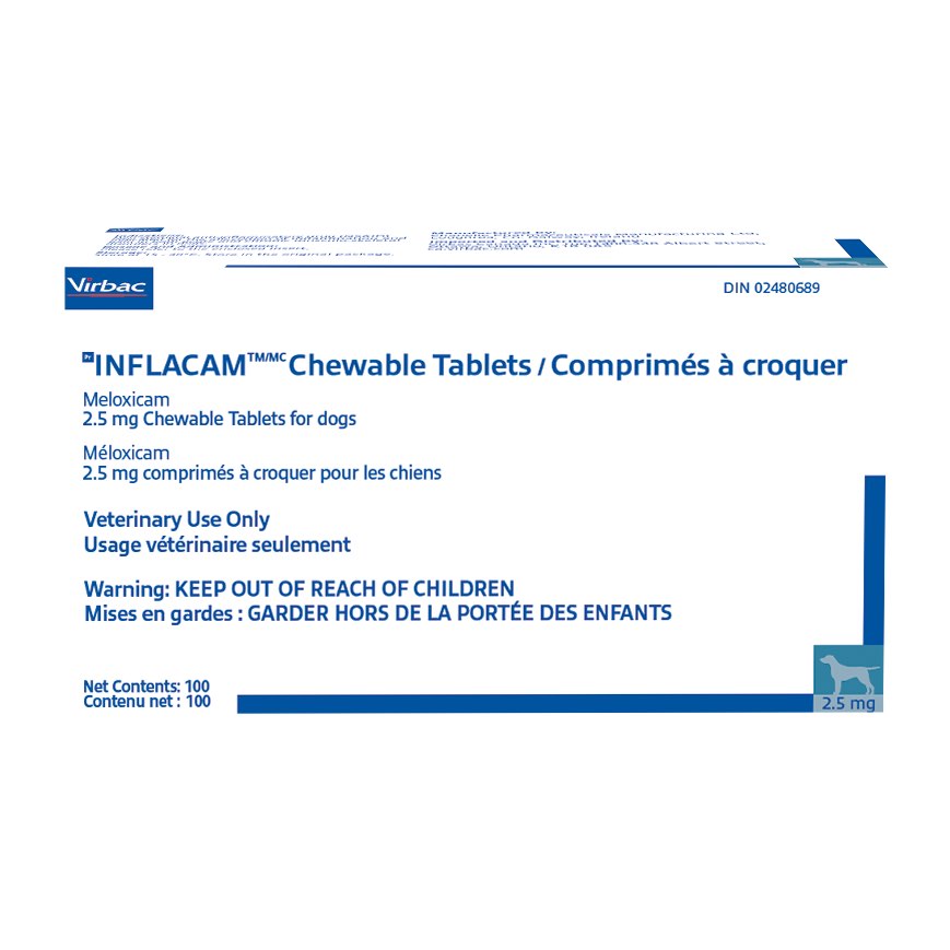 Inflacam Chewable for Dogs, 2,5 mg, 100 Chews - product image 2