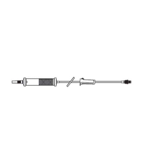 Straight Type 10 Drops Blood Set with Filter (88 in) 1 Unit