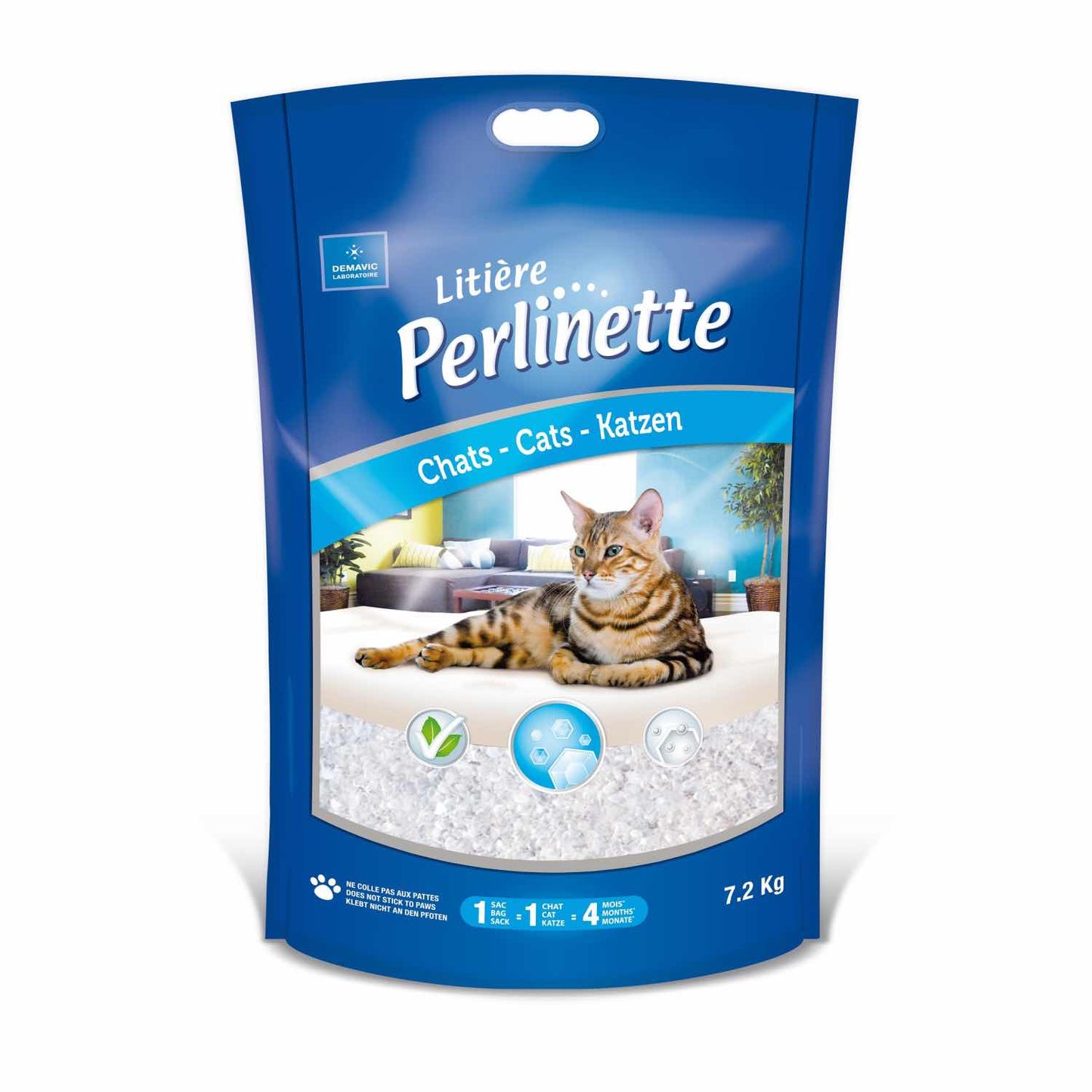 Perlinette Litter for Cats 7.2 kg Bag