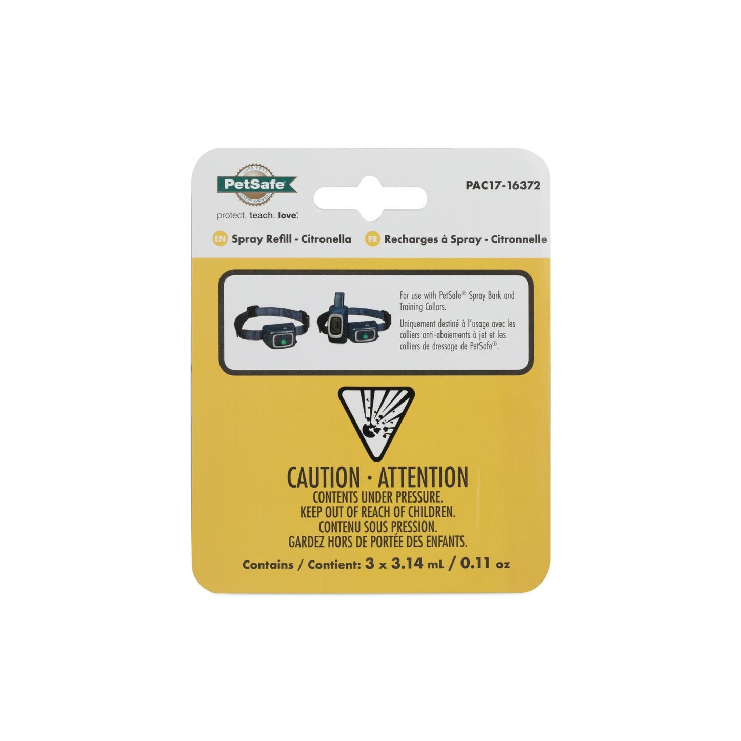 Spray Control Citronella Refill for Dogs Pack of 3, 3.14 mL - additional product view 2