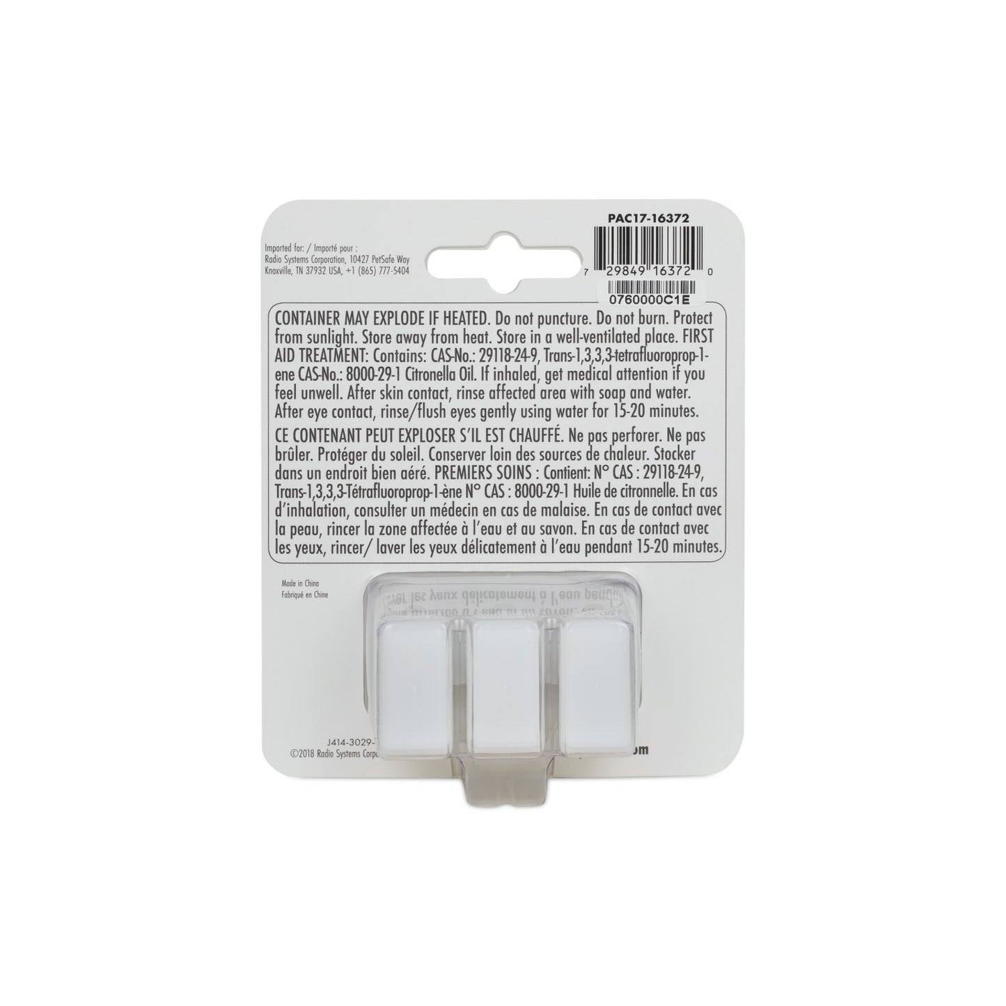Spray Control Citronella Refill for Dogs Pack of 3, 3.14 mL - additional product view 3