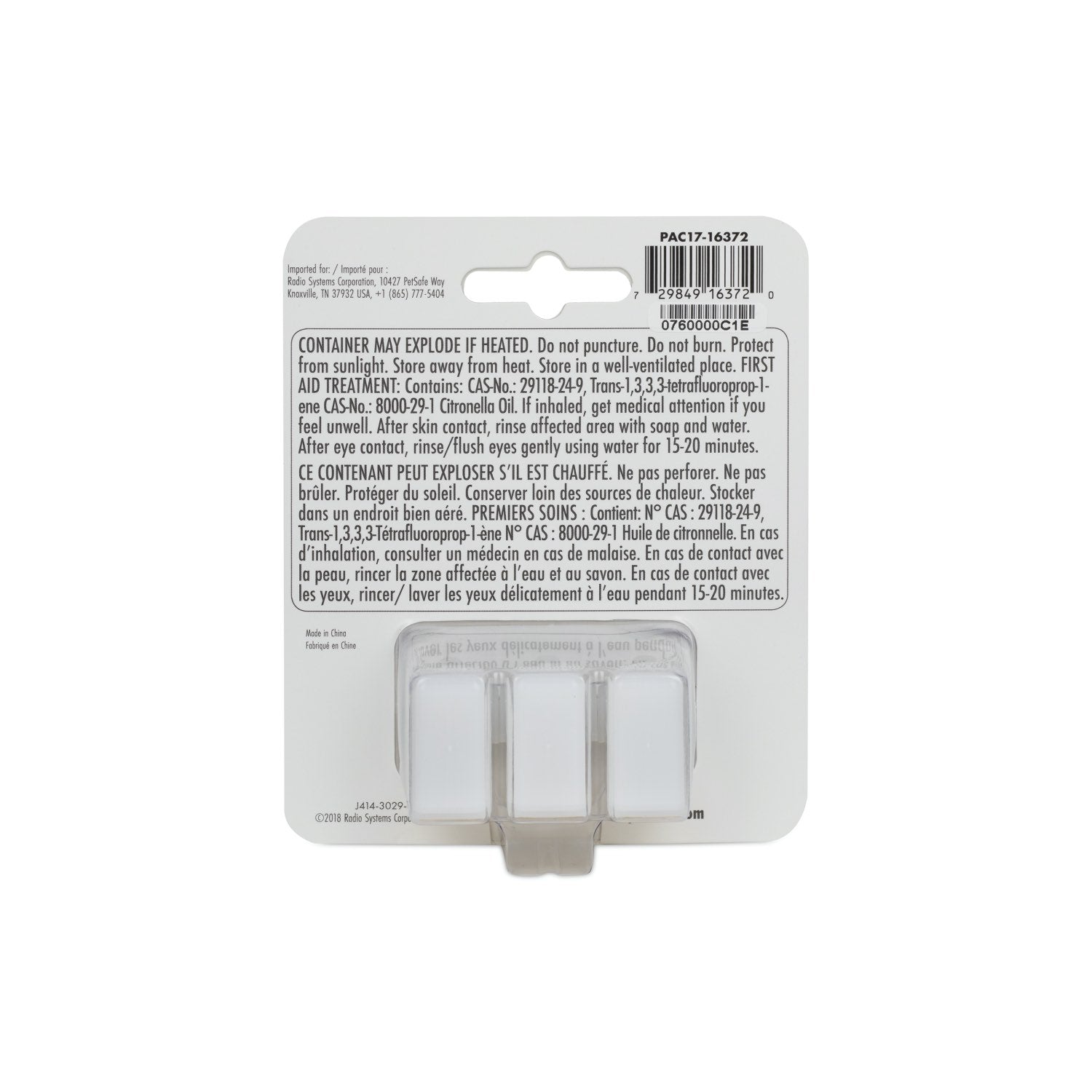 Spray Control Citronella Refill for Dogs Pack of 3, 3.14 mL - additional product view 3