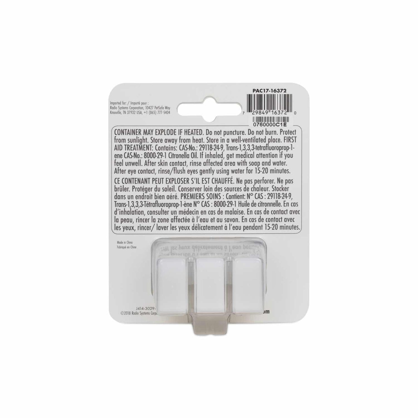 Spray Control Citronella Refill for Dogs Pack of 3, 3.14 mL - additional product view 4