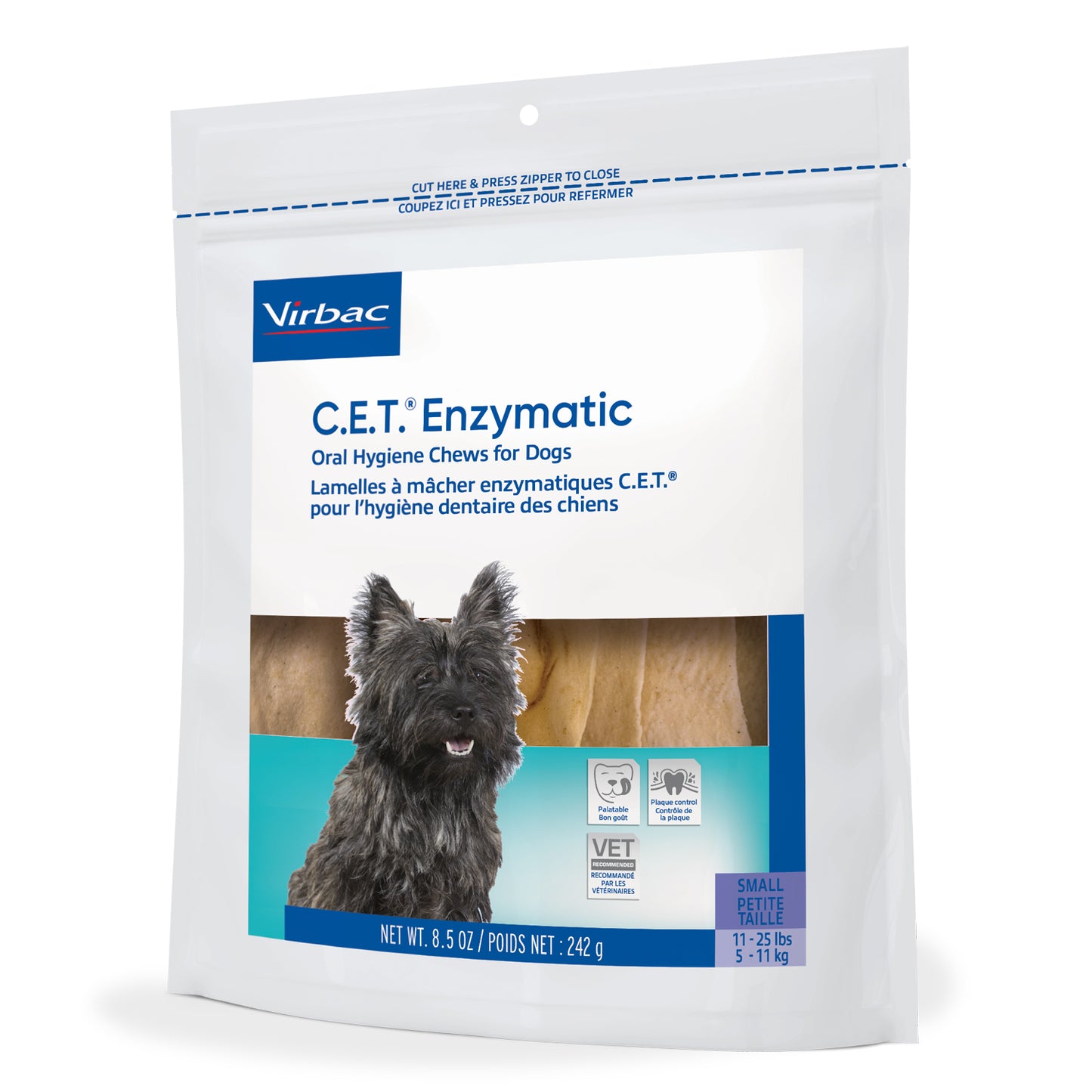 C.E.T.. Enzymatic Chews for Dogs (Original) g Bag, Small, 237 g Bag, 242 g Bag - additional product view 3