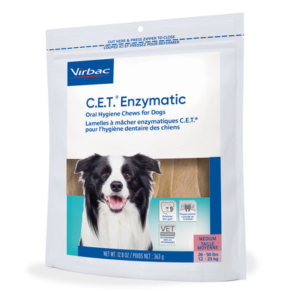 C.E.T.. Enzymatic Chews for Dogs (Original) g Bag, Medium, 237 g Bag, 363 g Bag - additional product view 3