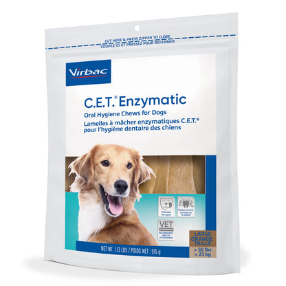 C.E.T.. Enzymatic Chews for Dogs (Original) g Bag, Large, 237 g Bag, 515 g Bag - additional product view 3