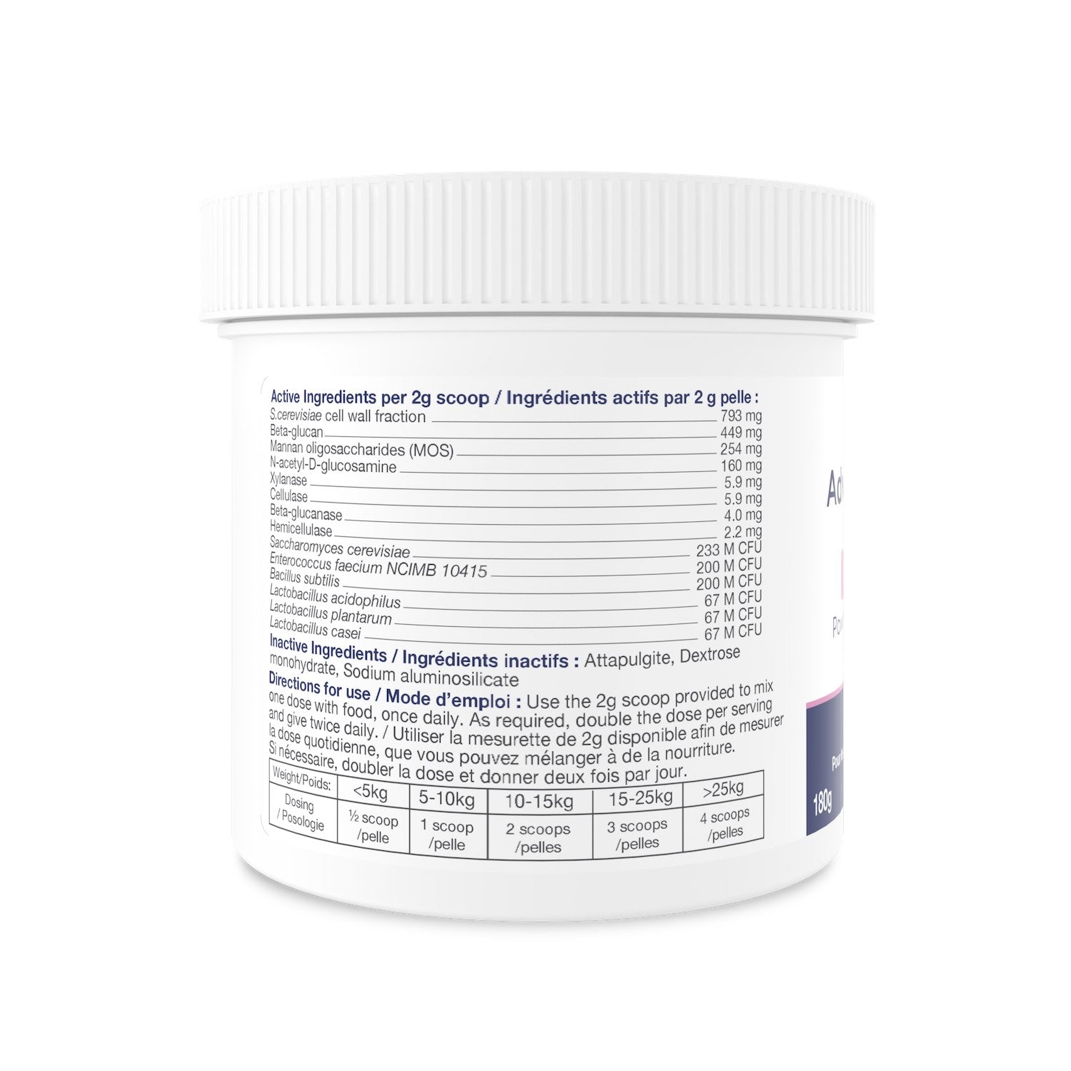 Advanced GI Powder (Original) 180 g Jar - additional product view 2