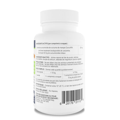 Rx Vitamins CurcuWIN (Original) 90 Chewable Tablets - additional product view 3