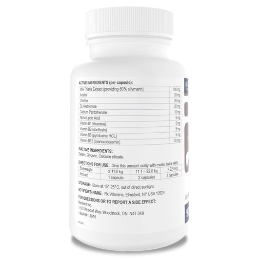 Rx Vitamins Hepato Support for Cats 90 Cap - additional product view 2