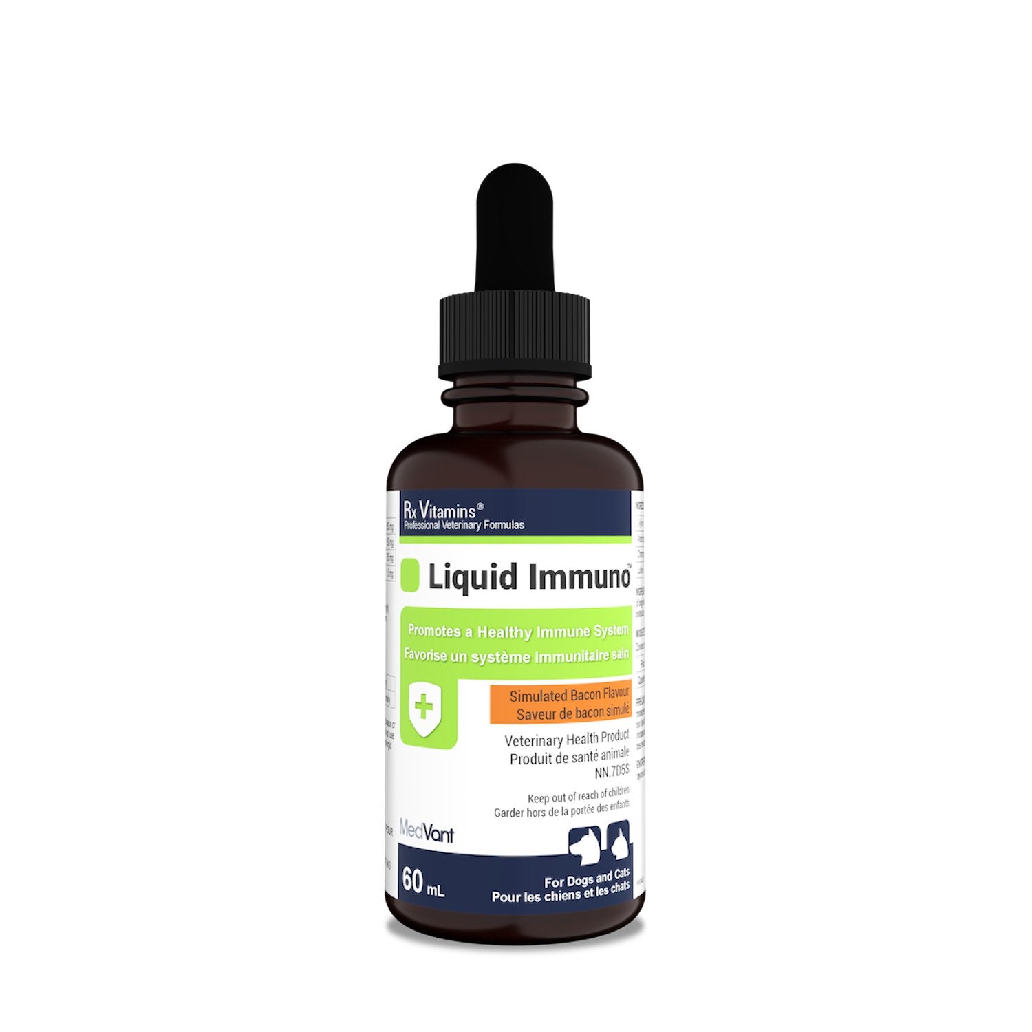 Rx Vitamins Liquid Immuno (Bacon) 60 mL Bottle