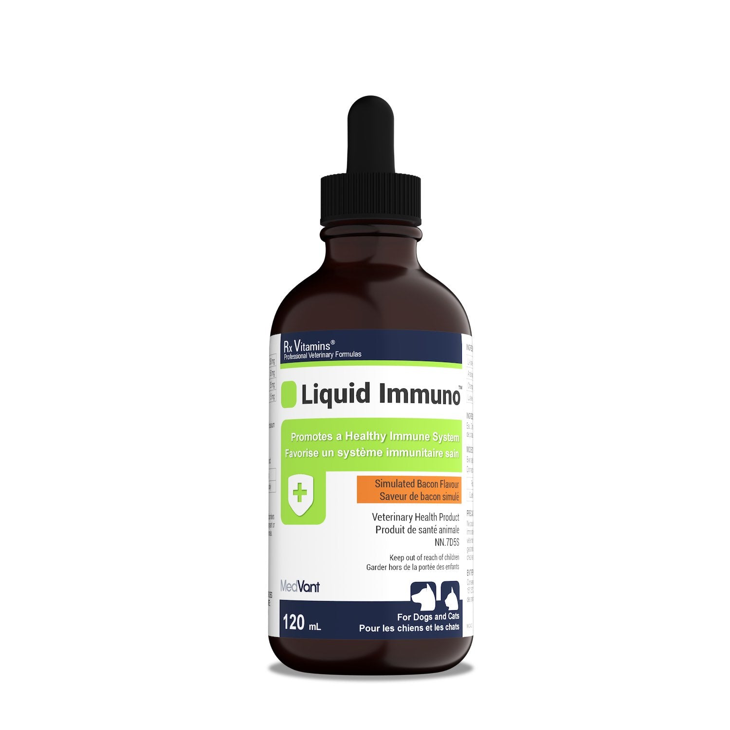 Rx Vitamins Liquid Immuno (Bacon) 120 mL Bottle