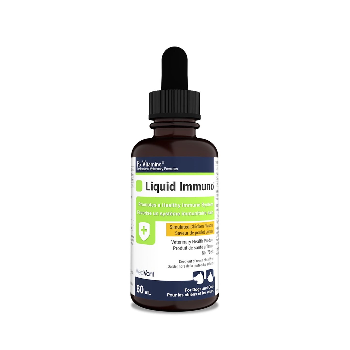 Rx Vitamins Liquid Immuno (Chicken) 60 mL Bottle