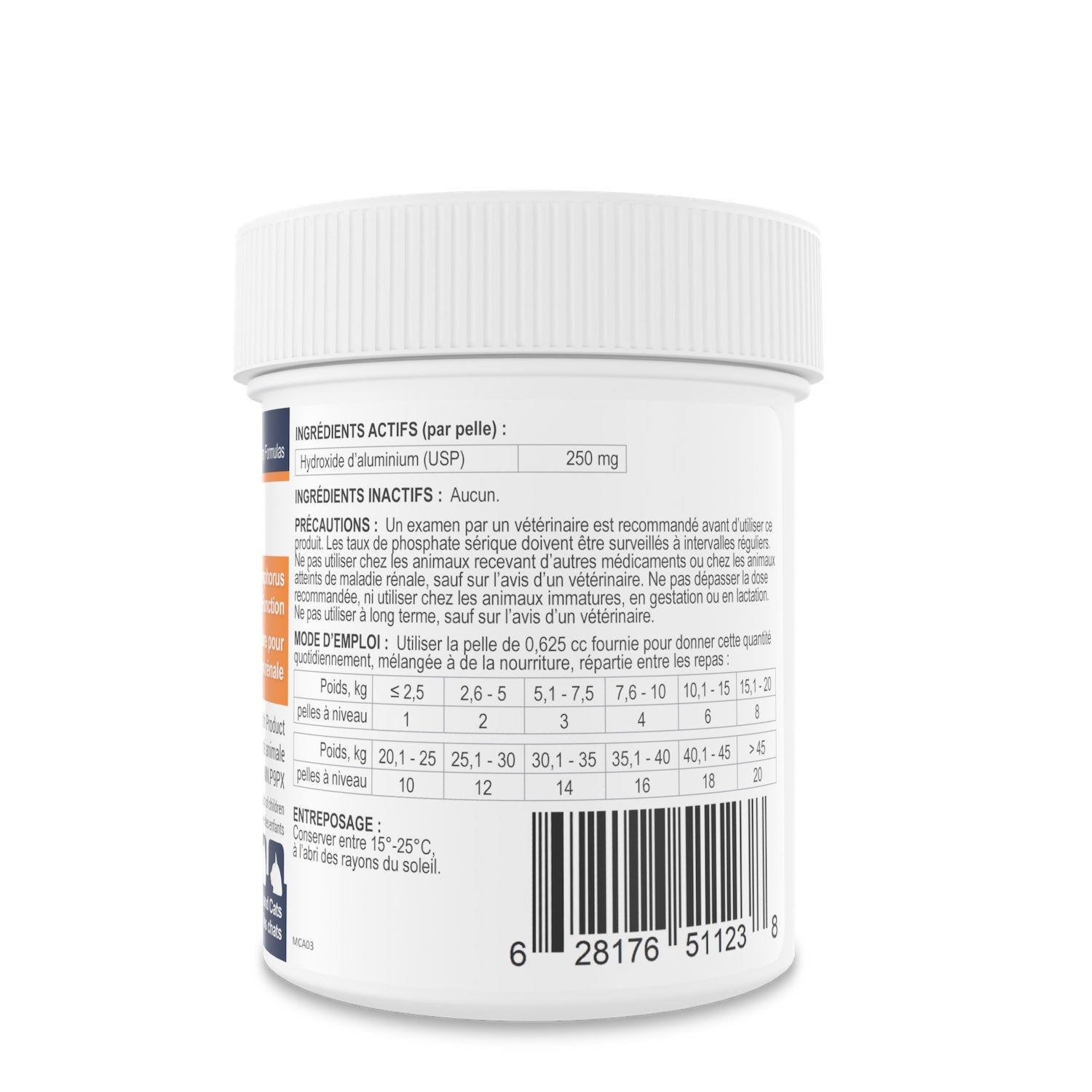Rx Vitamins Phos - Bind Powder for Cats 35 g Jar - additional product view 3