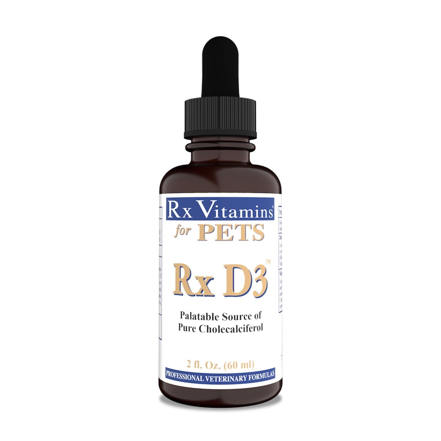 Rx Vitamins Rx D3 for Cats 60 mL Bottle