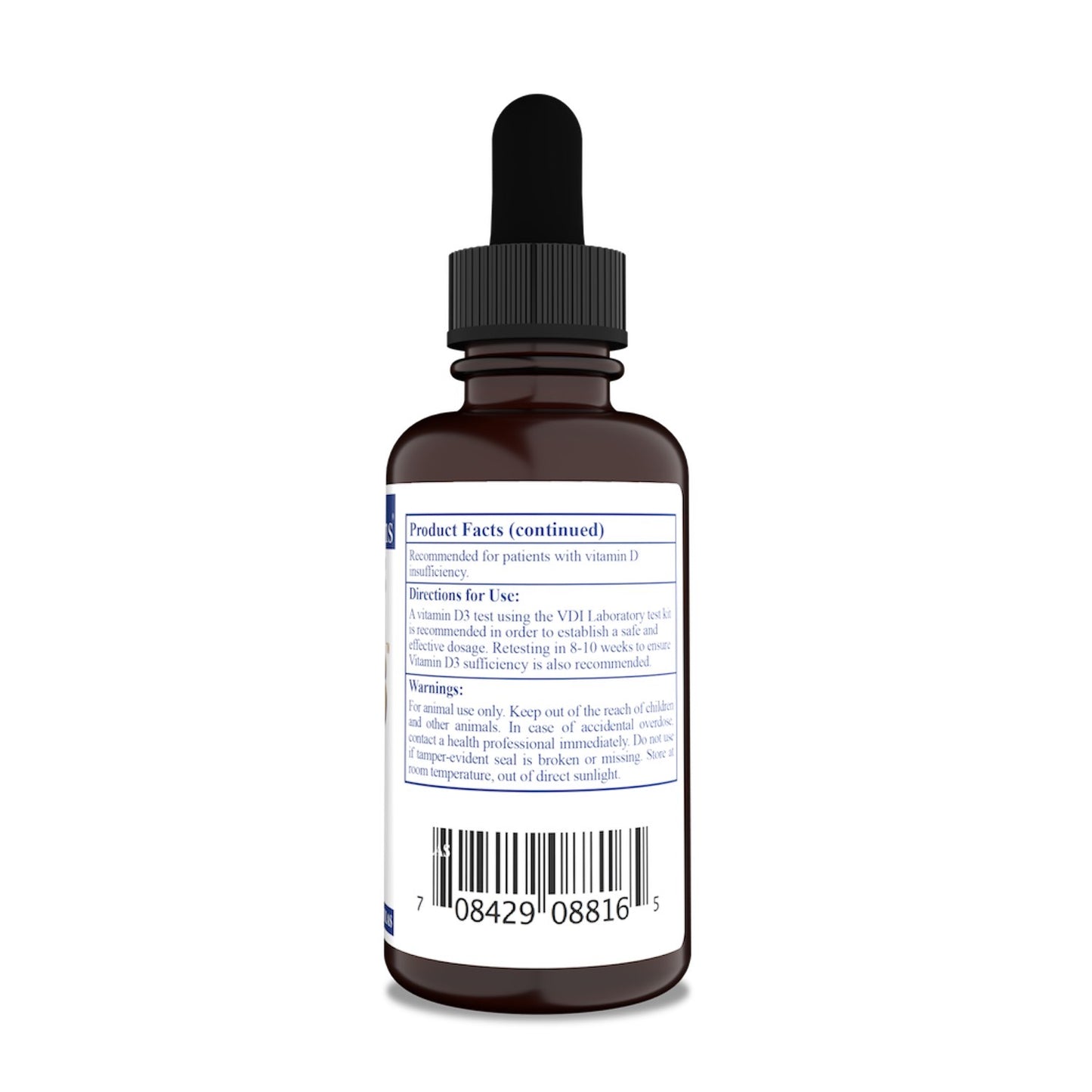 Rx Vitamins Rx D3 for Cats 60 mL Bottle - additional product view 2