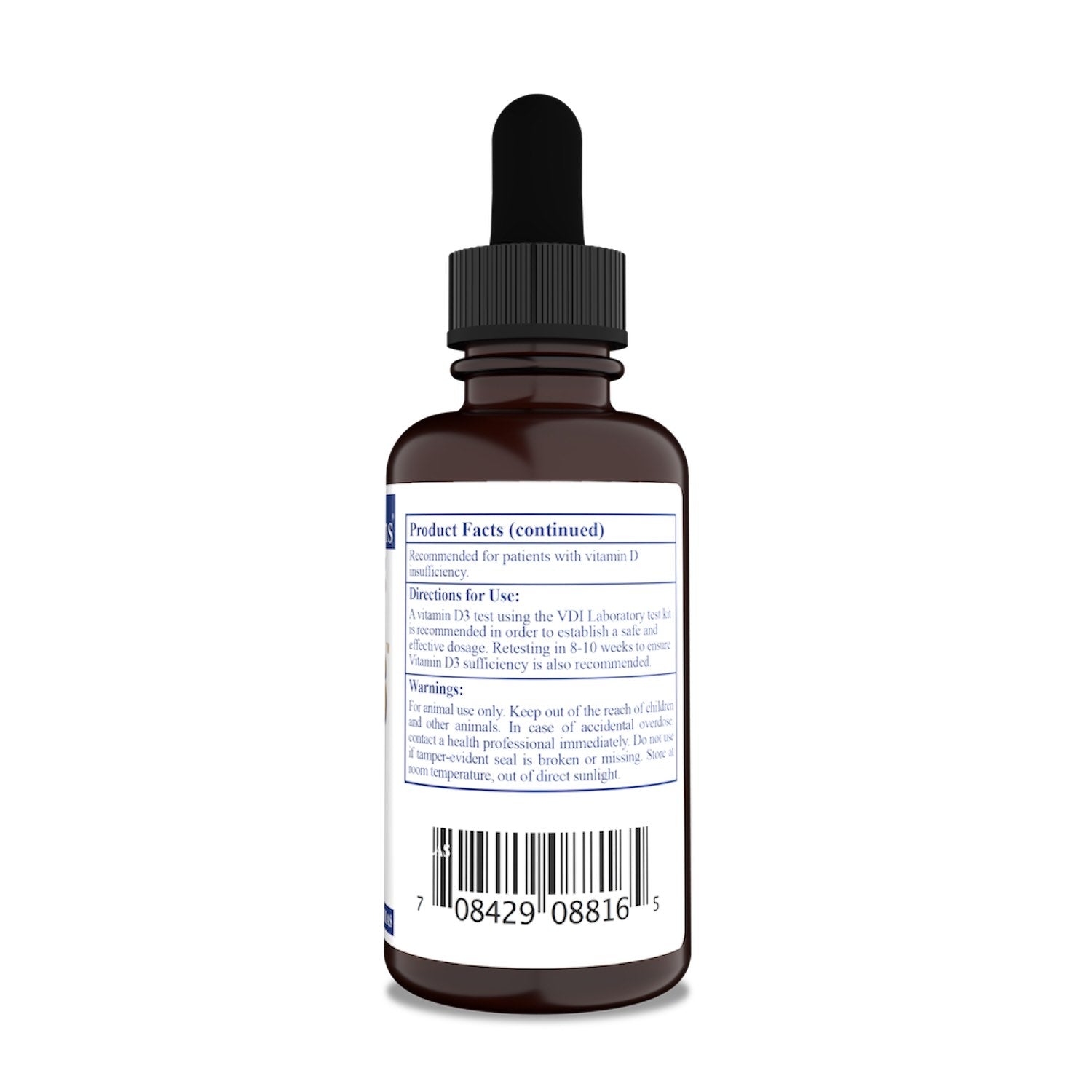 Rx Vitamins Rx D3 for Cats 60 mL Bottle - additional product view 2
