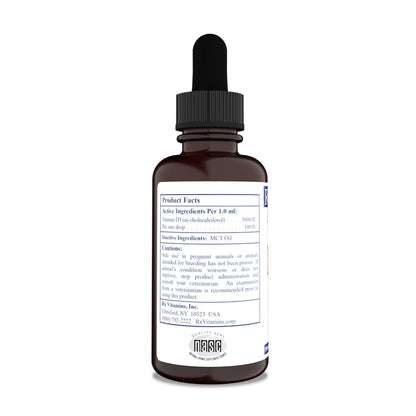 Rx Vitamins Rx D3 for Cats 60 mL Bottle - additional product view 3