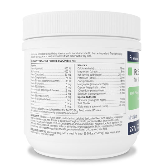 Rx Vitamins Rx Essentials for Dogs 226 g Jar - additional product view 2